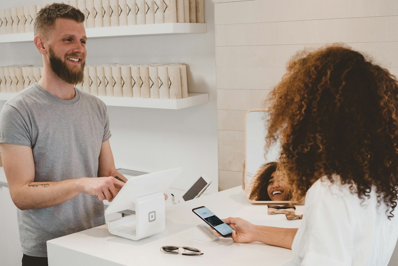 Conversion specialist reviewing landing page experiment results